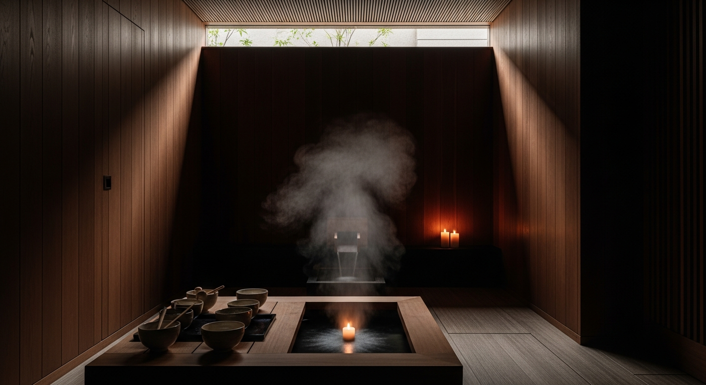 Japanese spa interieur